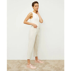 MM Lafleur Cream Ankle Pants